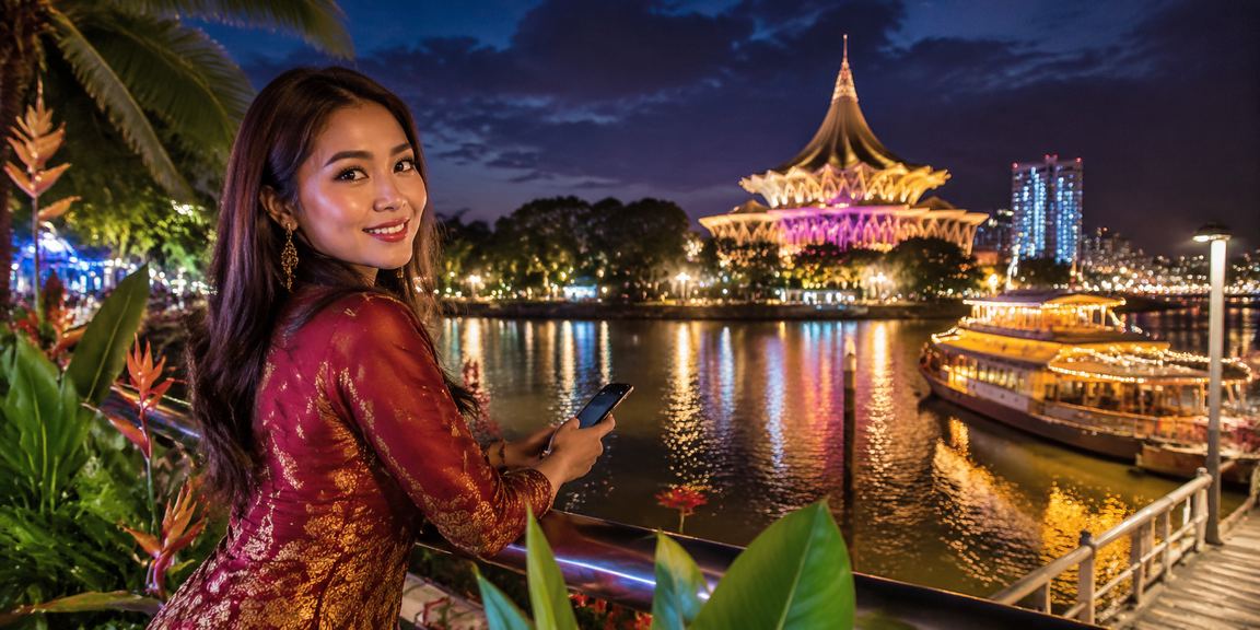 Kasino mudah alih bergaya Malaysia di Kuching Sarawak